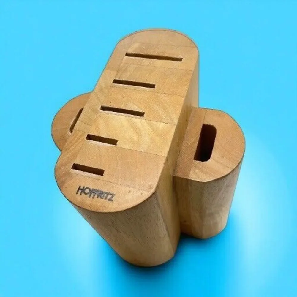 HOFFRITZ KNIFE WOOD BLOCK, Knive Organizer